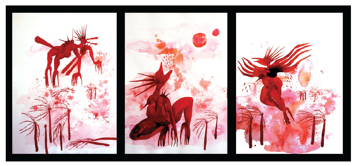 Gwladys Gambie

Insurgées, 2019

Ink on Paper

Triptych, 65 x 50 cm. each

© Gwladys Gambie
